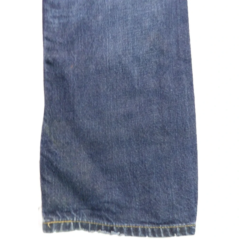 Levi's 527 Slim Boot Cut Jeans Men 34x30 Dark Wash Denim Pants Blue 100% Cotton